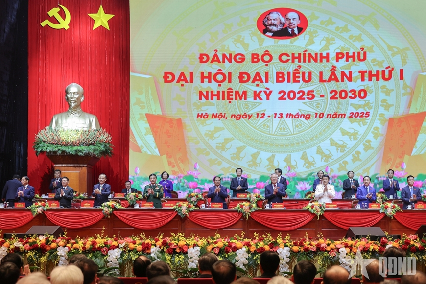 Khai mạc Đại hội đại biểu Đảng bộ Chính phủ lần thứ I